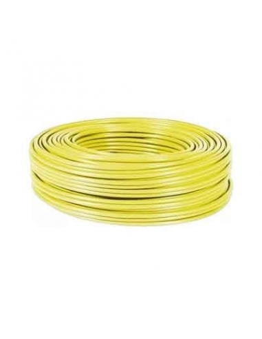 Câble flexible monoconducteur 0,5mm2 couleur jaune Adajusa