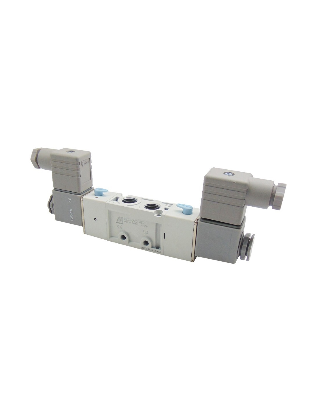 Position Solenoid-Operated Air Control Valve Double Solenoid Base Mounted 3 5 Port Closed Center Position Solenoid-Operated Air Control Valve Double Solenoid Base Mounted 3 5 Port Closed Center