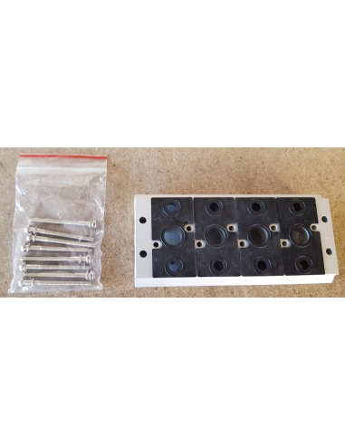 Base de collecteur pour valves M5 S.150 Mindman - ADAJUSA