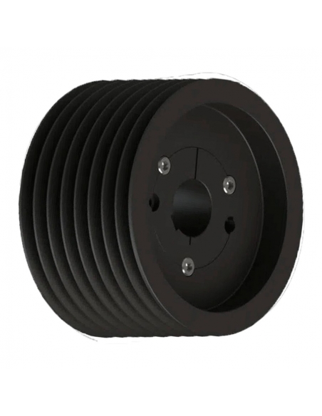 Poulie courroie trapézoïdale SPB 180x8 avec cône T3030 - ADAJUSA