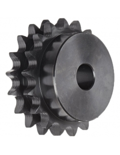 Pignons doubles pour chaîne à rouleaux 3/4 x 7/16 12B-2 Z44 DIN8187 - ISO R606