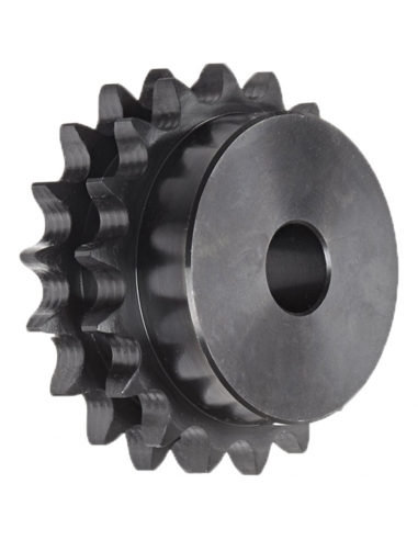 Double sprockets for roller chain 1 1/4 x 3/4 20B-2 Z40 DIN8187 - ISO R606