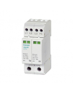Protecteur triphasé surtensions transitoires 15kA TYPE 2 V3T-15 - Toscano