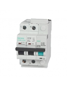 Protecteur compact contre les surtensions transitoires et permanentes + IGA 2x32A 10kA Vigivolt toscano Adajusa