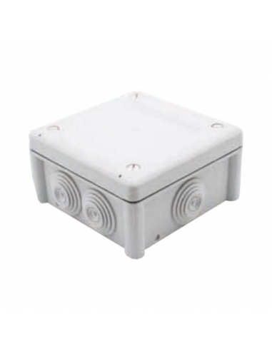 Boîte thermoplastique 100x100x55mm avec cônes - ADAJUSA