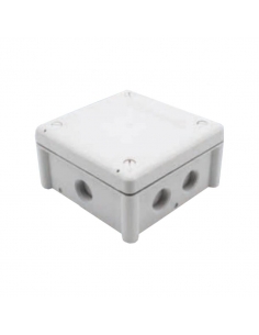 Boîte thermoplastique 100x100x55mm avec entrées filetées | ADAJUSA