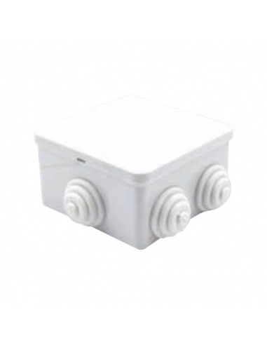 Waterproof box 80x80x40mm cone