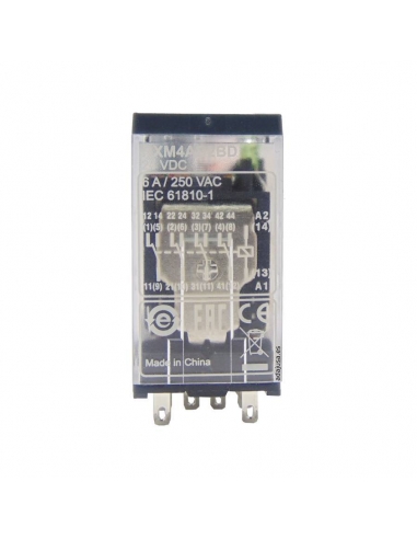 Relais 4 contacts, 6A 230Vac SCHNEIDER | ADAJUSA