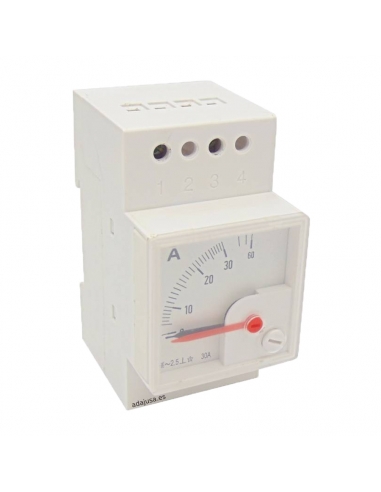 30A DIN rail ammeter | ADAJUSA