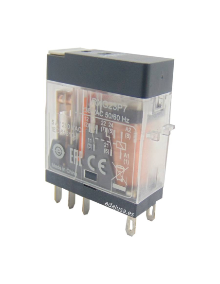 Relais interface 2 contacts ,5A 230Vac SCHNEIDER | ADAJUSA