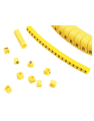 Marqueurs 6" pour câbles de 4 à 8mm (Sachet de 100 pièces)