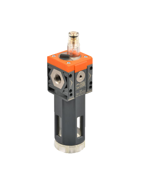 Grupo filtrante 3/8 metalico (Filtro-regulador+Lubricador) sin manometro