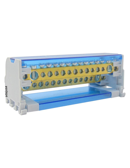 Bipolar connection distributor 15 outputs 100A Adajusa