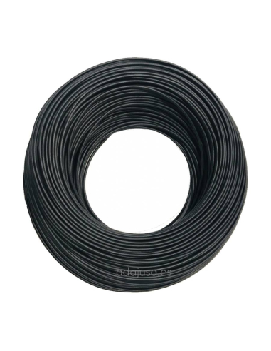 Unipolar flexible cable reel 2.5 mm2 black color 25m