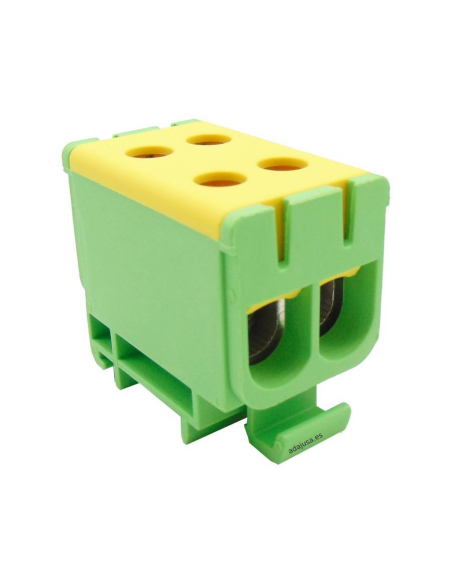Borne bypass unipolaire 4x35-240mm² Vert/Jaune | Adajusa