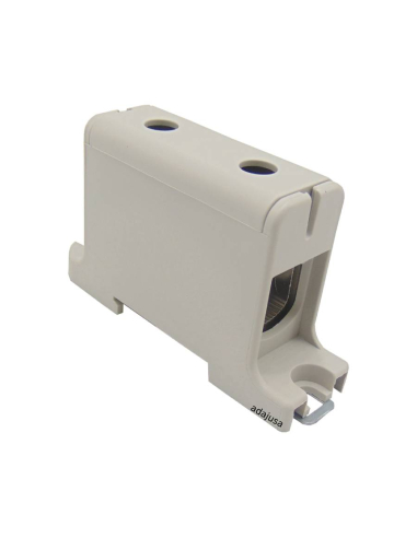 Borne de dérivation 1 pôle 2x35-150mm2 gris | ADJUSA