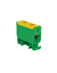 Borne de dérivation 1 pôle 2x2,5-50mm2 vert | ADJUSA