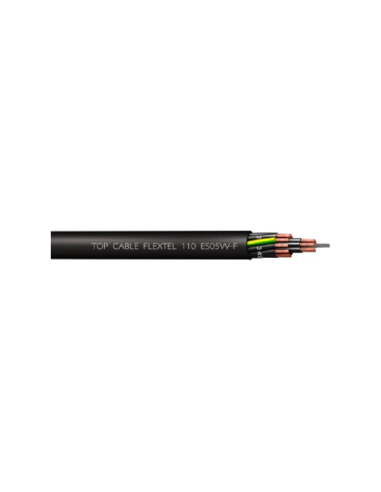 Tuyau multi-fils 19x1mm PVC noir | Adajusa