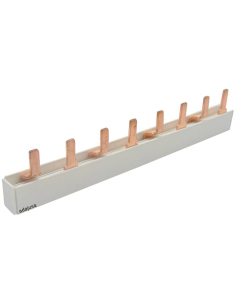 Peigne de connexion électrique 2 pôles 63A Bande de 1 mètre