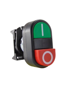 Bouton poussoir double tête vert rouge PPDN - Giovenzana adajusa