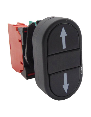 Bouton-poussoir double montée-descente avec contacts ouverts et fermés - Giovenzana