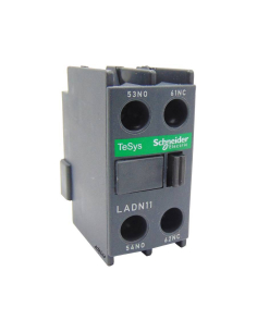 Bloc de contacts 2 contacts NO NC frontal pour contacteurs LADN11 Schneider Adajusa