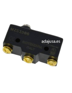 Microswitch à bouton poussoir MZS1306 piston court - Giovenzana