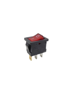Luminous red switch 16A-250V 19.2x13mm Tes Series | Adajusa