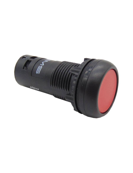 Bouton poussoir monobloc rouge - EMS - Adajusa