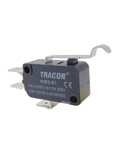 Microswitch rounded lever KW3-61 :: KW3-61 Adajusa