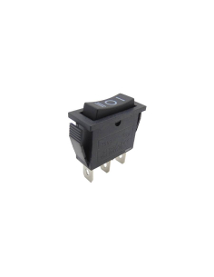 Interrupteur noir avec position centrale 16A-250V 28x10mm Série Tes : : 16A-250V 28x10mm Adajusa