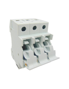 Fuse holder base 3 poles 8x32 20A for DIN rail mounting price| ADAJUSA | price