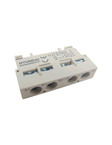 Contacts frontaux (1NO 1NC) pour disjoncteur de protection moteur- Hyundai