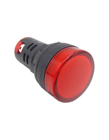 pilote multi-led couleur rouge 12 Vdc ou Vac 22mm