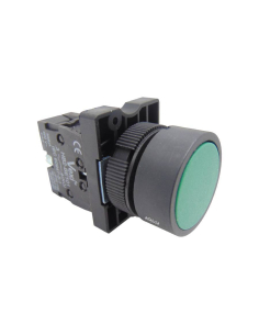 Green closed contact pushbutton (NC)