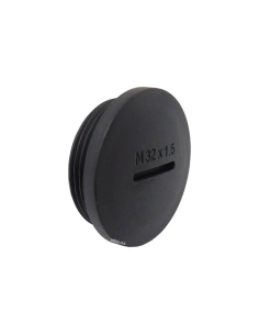 Bouchon obturateur M12 polyamide noir :) Adajusa 2
