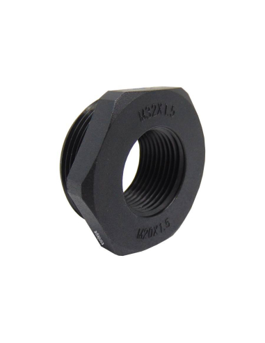 Réduction M40-M32 polyamide noir : : M40-M32 polyamide noir : : M40-M32 polyamide noir Adajusa