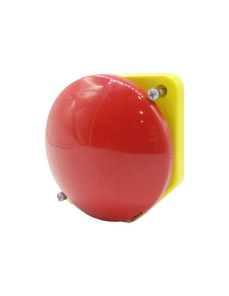 Champignon poussoir diamètre 90 rouge - Giovenzana