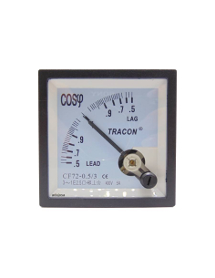 Compteur de facteur de puissance panneau 3 phases 72x72mm | ADAJUSA | prix 2