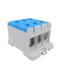 Borne de dérivation 1 pôle 6x16-95mm2 bleu | ADJUSA