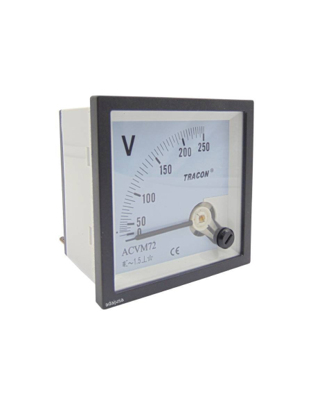 Voltmeter 72x72mm moving coil instrument | ADAJUSA : price