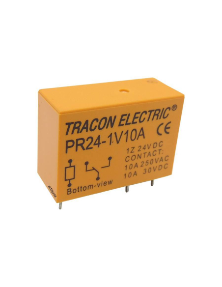 Miniature relay 1 contact 24Vdc 10A PR24-1V10A | ADAJUSA : price