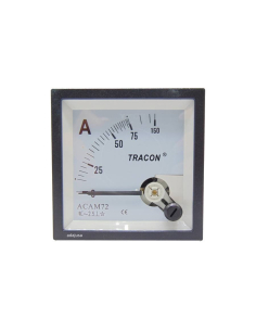 Ampèremètre à mesure directe 75 A 72x72mm instrument à bobine mobile : ADAJUSA : prix 2