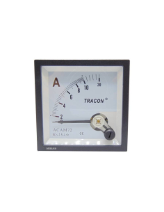 Ampèremètre mesure directe 10 A 72x72mm 72x72mm instrument bobine mobile | ADAJUSA : prix 2