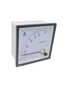 Ampèremètre à mesure directe 50 A 96x96mm instrument à bobine mobile : ADAJUSA : prix