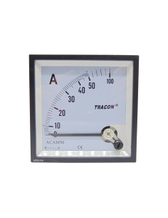 Ampèremètre à mesure directe 50 A 96x96mm instrument à bobine mobile : ADAJUSA : prix 2