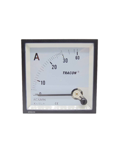 Ampèremètre à mesure directe 0-30A 96x96