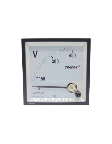 Voltmeter 96x96mm moving coil instrument : ADAJUSA : price