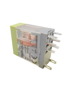 Relais miniature 24Vdc 2 contacts 8A avec indication lumineuse | ADAJUSA | prix 2