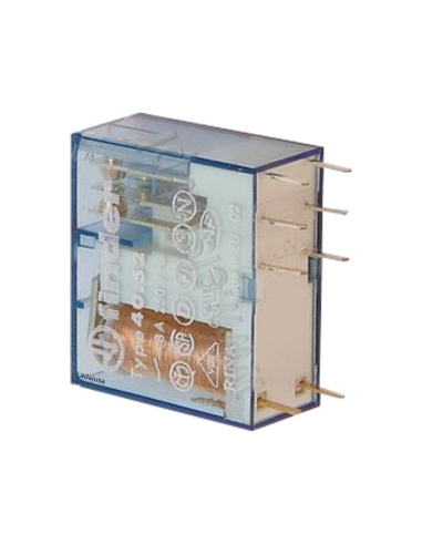 Miniature relay 2 contacts 12Vdc 8A 40.52.9.012 FINDER ADAJUSA | price
